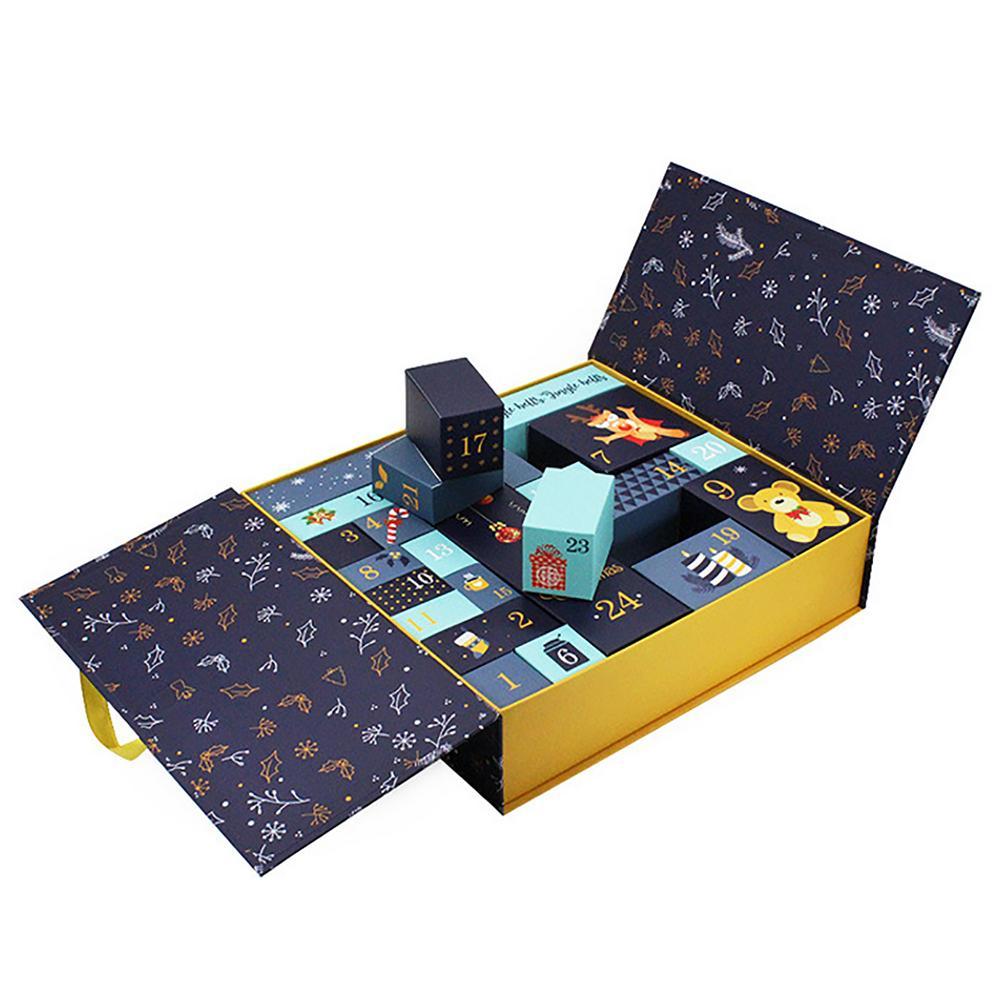 Flag Village Christmas beautiful countdown calendar gift box