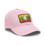 Flag Village Myanmar Flag Hat Cap with Leather Patch