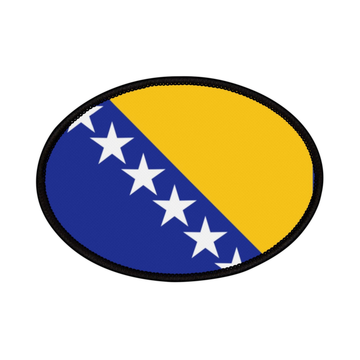Flag Village Bosnia And Herzegovina Flag Embroidery Iron-On Patches