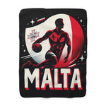 Flag Village Malta Sporting Flag Sherpa Fleece Blanket MLT0005