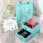 Flag Village Eternal flower gift box Earring Necklace Pendant box couple ring box