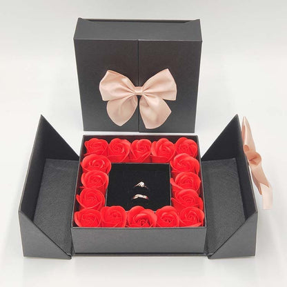 Flag Village Rose double door jewelry gift box necklace box