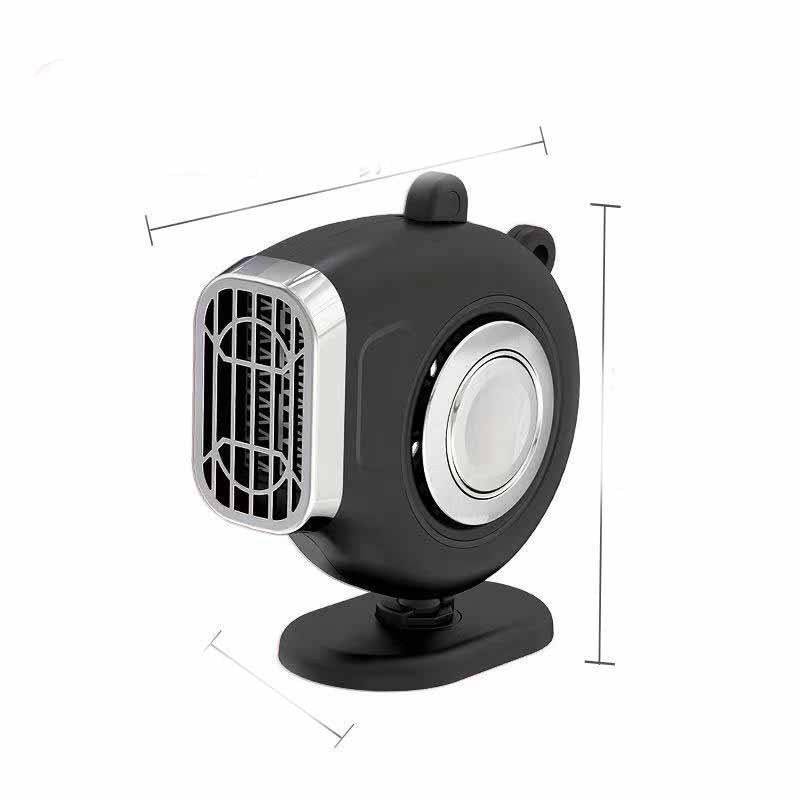 Flag Village Auto Tools Warm Cold Dual Use Car Low Noise Defog Windscreen Fan Heater Demister Car Heater Fan Heater Window Mist Remover