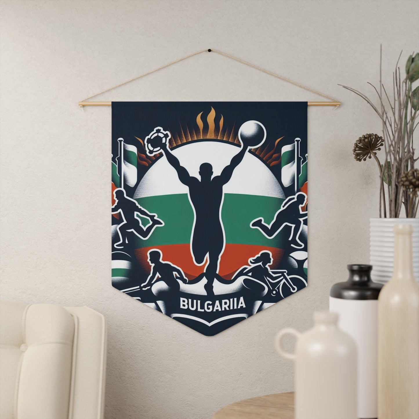 Flag Village Bulgaria Flag Pennant Sporting Home Wall decoration BGR0002