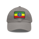 Flag Village Ethiopia Flag Hat Cap with Leather Patch