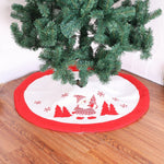 Flag Village Christmas tree skirt Christmas tree decorations Christmas gifts Christmas scene matching