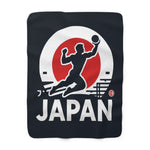 Flag Village Japan Sporting Flag Sherpa Fleece Blanket JPN0009