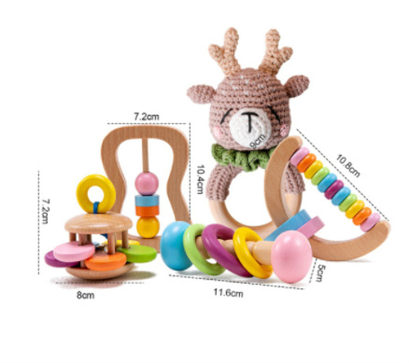 Flag Village Baby Educational Toy Molar Teether Gift Box