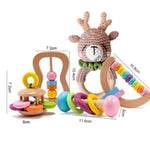 Flag Village Baby Educational Toy Molar Teether Gift Box