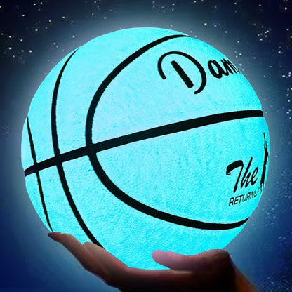 Flag Village Luminous Luminous Basketball PU Soft Leather Outdoor Wear-resistant And Non-slip