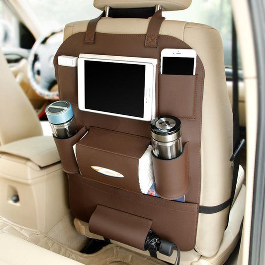Flag Village Auto Tools HQ Leather Car Seat Organizers