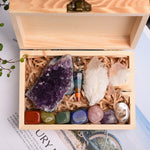 Flag Village Natural crystal quarry gift Box