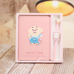 Flag Village Cartoon Notebook Suit Couple Notebook Gift Box