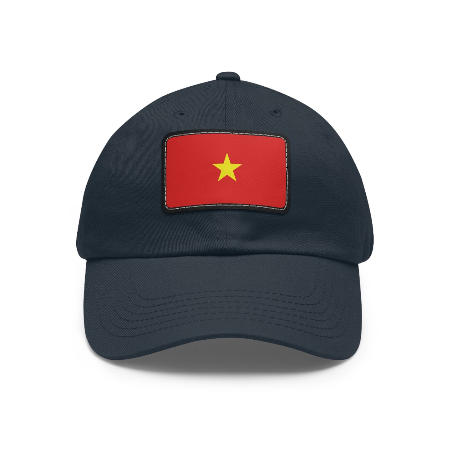 Flag Village Vietnam Flag Hat Cap with Leather Patch