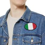 Flag Village Italy Flag Embroidery Iron-On Patches