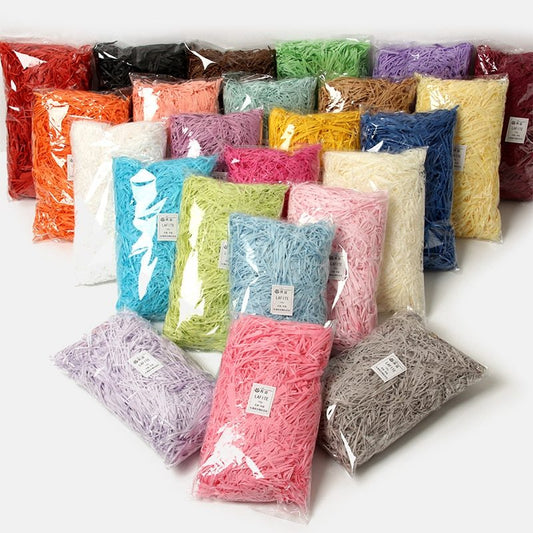 Flag Village Gift box decoration raffia shredded paper