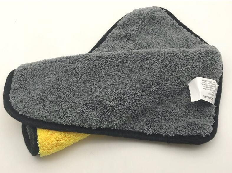 Flag Village Auto Tools Two-color Couble-sided Car Dual-use Cleaning Car Wash Towel