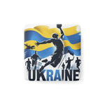 Flag Village Ukraine National Flag Fridge Magnet 2"x2"