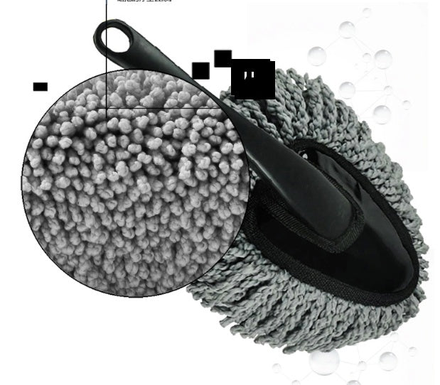 Flag Village Auto Tools DETACHABLE MINI SOFT CAR CLEANING SUPPLIES MICROFIBER DUSTER INTERIOR CLEANER TO TRAP DUST AND POLLEN FOR CAR BIKE OR HOME USE