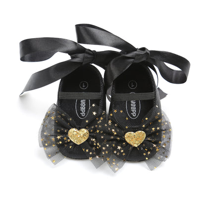 Flag Village Cute butterfly baby gift box with baby shoes princess shoes headdress Crown