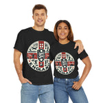 Flag Village England Sporting Flag T-SHIRT Heavy Cotton Tee GBR0006
