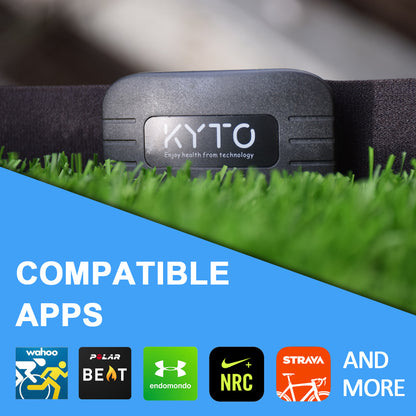 Flag Village Heart Rate Monitor Chest Strap Bluetooth 4.0 Belt Fitness Smart Sensor Waterproof Equipment for Gym Outdoor Sports