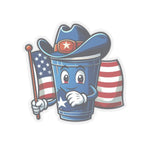 Flag Village USA TEXAS State Flag Sticker 2", 3", 4", 6" TX02