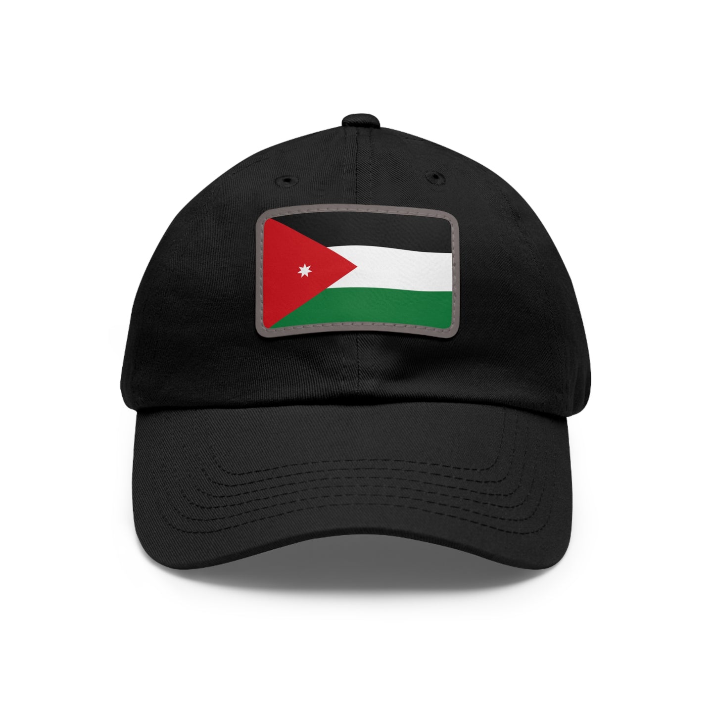 Flag Village Jordan Flag Hat Cap with Leather Patch