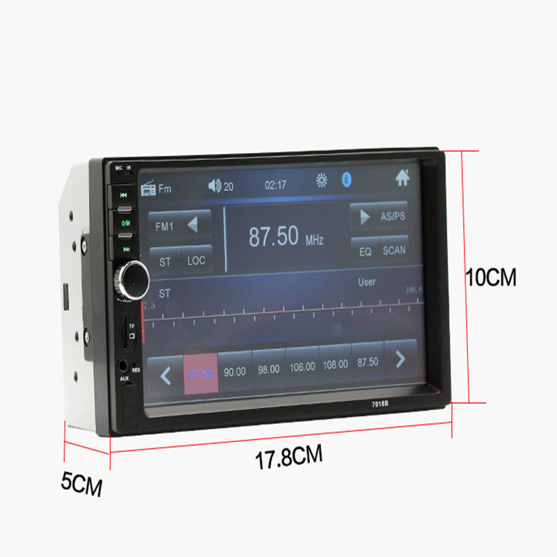 Flag Village Auto Tools Mobile phone interconnection universal 7-inch dual spindle vehicle mp5