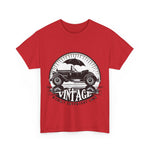 Flag Village USA Vintage Car Flag T-SHIRT Heavy Cotton Tee USA0006
