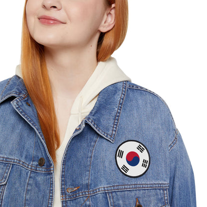 Flag Village South Korea Flag Embroidery Iron-On Patches