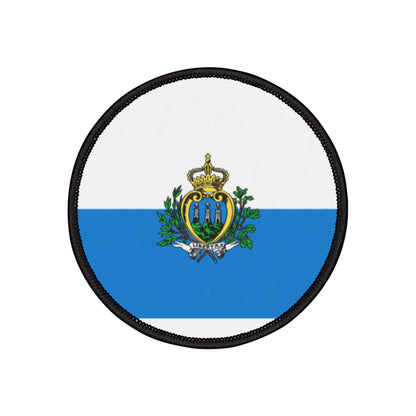 Flag Village San Marino Flag Embroidery Iron-On Patches