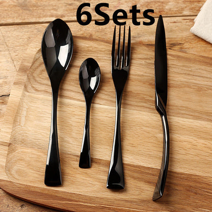 Flag Village Western  Stainless Steel Gift Box Cutlery Set