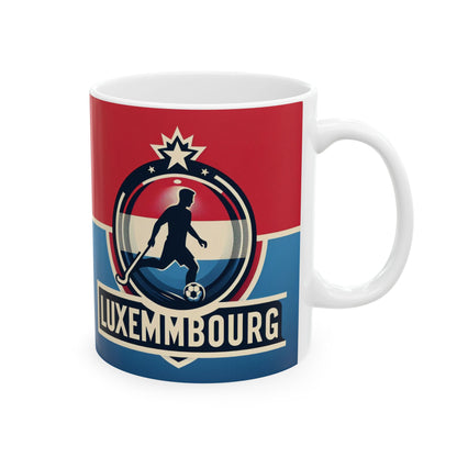 Flag Village Luxembourg Sporting Flag Ceramic Coffee Mug 11oz LUX0007