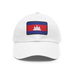 Flag Village Cambodia Flag Hat Cap with Leather Patch