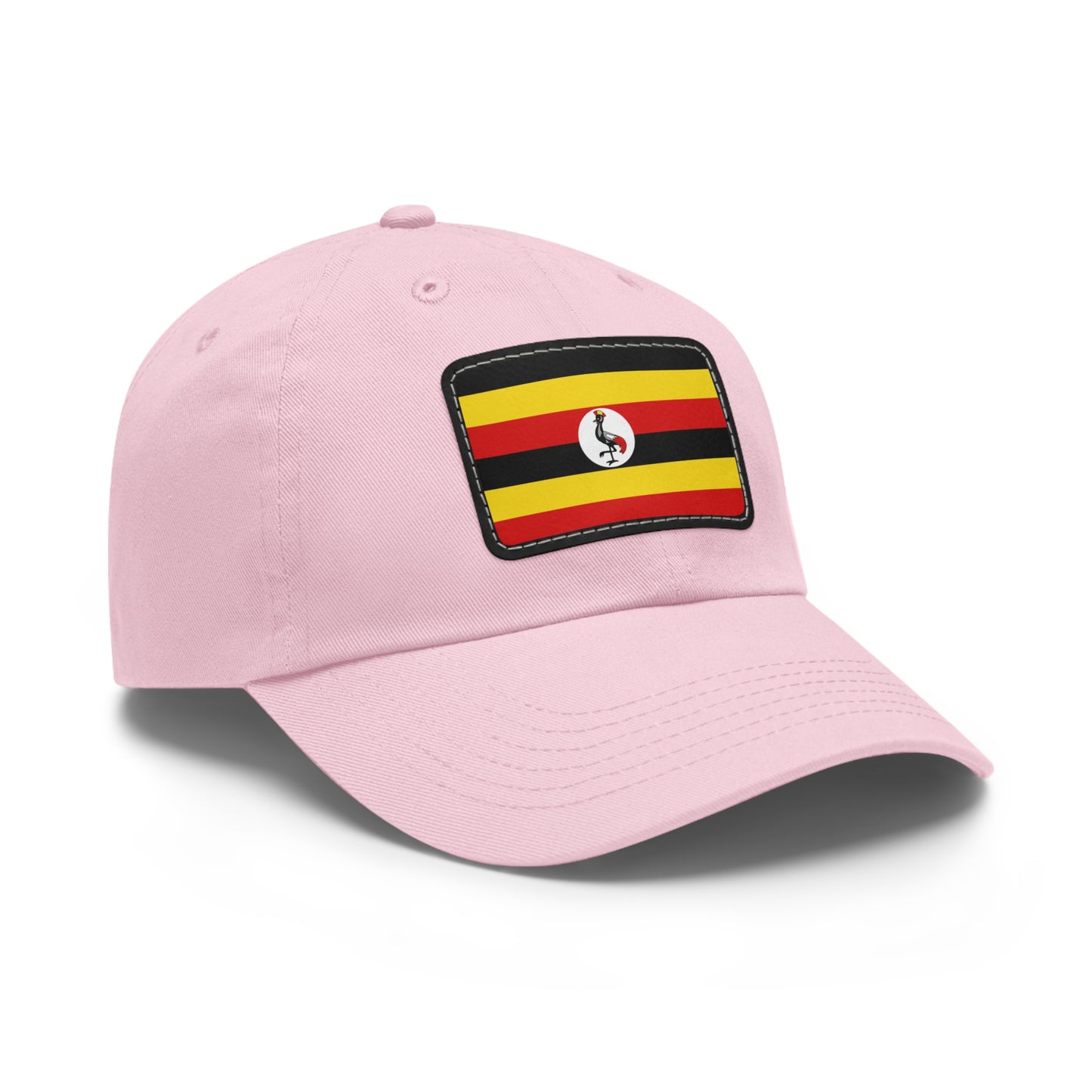 Flag Village Uganda Flag Hat Cap with Leather Patch