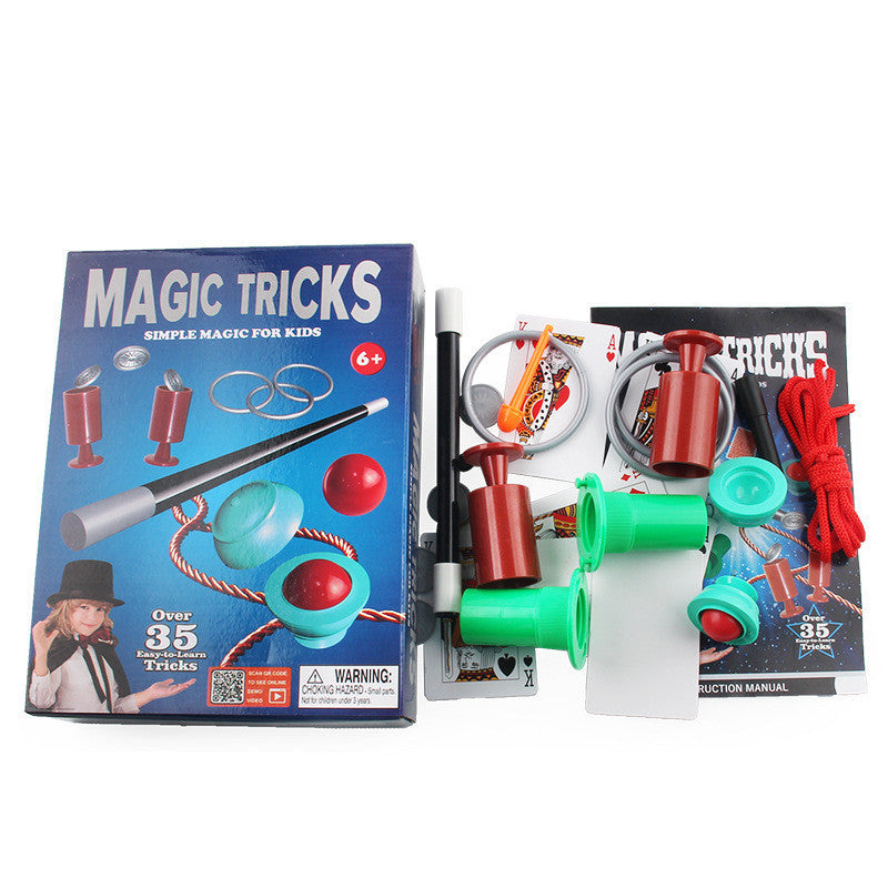 Flag Village Strange new toys close-range stage magic gift box set