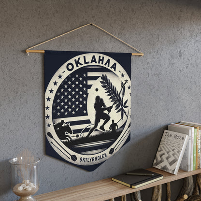 Flag Village Oklahoma State Flag Pennant Sporting Home Wall decoration OK0002