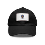 Flag Village Massachusetts State Flag Hat Leather Patch