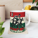 Flag Village Hungary Sporting Flag Ceramic Coffee Mug 11oz FV-MG0001