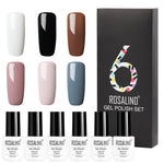 Flag Village 6 Colors Set Solid Color Gel Polish Set Nail Polish Gift Box Manicure