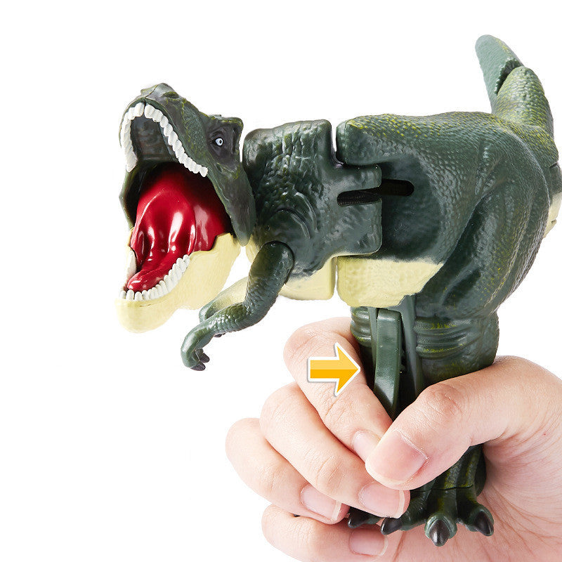 Flag Village Children Decompression Dinosaur Toy Creative Battery-free Telescopic Spring Swing Dinosaur Fidget Toys Christmas Gifts For Kids