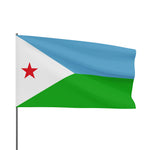 Flag Village Djibouti Flag 18" x 12" / 36" x 24" / 60" x 36"