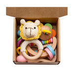 Flag Village Baby Educational Toy Molar Teether Gift Box