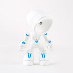 Flag Village Cute LED Hero Table Lamp Mini Portable Cool Mecha Cute Robot Night Light Bedroom Home Decoration Kids Boys Gifts