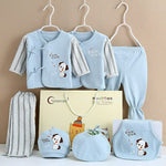 Flag Village Pure Cotton Baby Clothes Spring And Autumn Summer Children Gift Box Set
