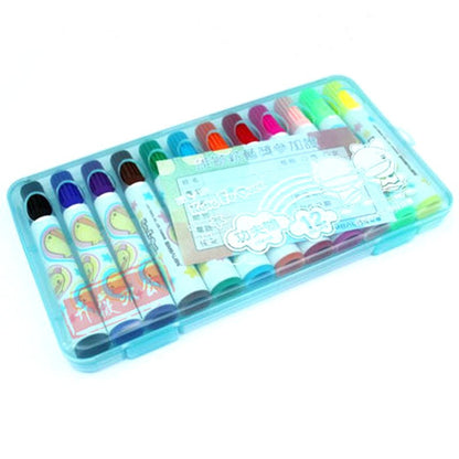 Flag Village Painting Crayons Gift Box Children's Thick Head Set
