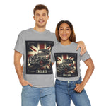 Flag Village UK Vintage Car Flag T-SHIRT Heavy Cotton Tee UK0004