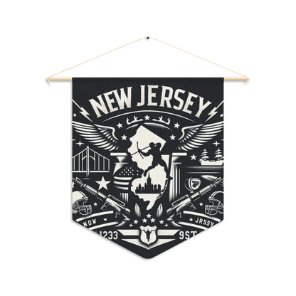 Flag Village New Jersey State Flag Pennant Sporting Home Wall decoration NJ0002