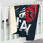 Flag Village Italy Sporting Fleece Blanket 50" x 60"